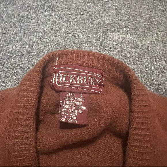 Wickbury vest brown 100 % lambswool - Picture 2 of 6
